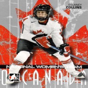 DELANEY COLLINS - 2007 WOMEN'S WORLD CHAMPIONSHIP HOCKEY CARD - NUMBER 28